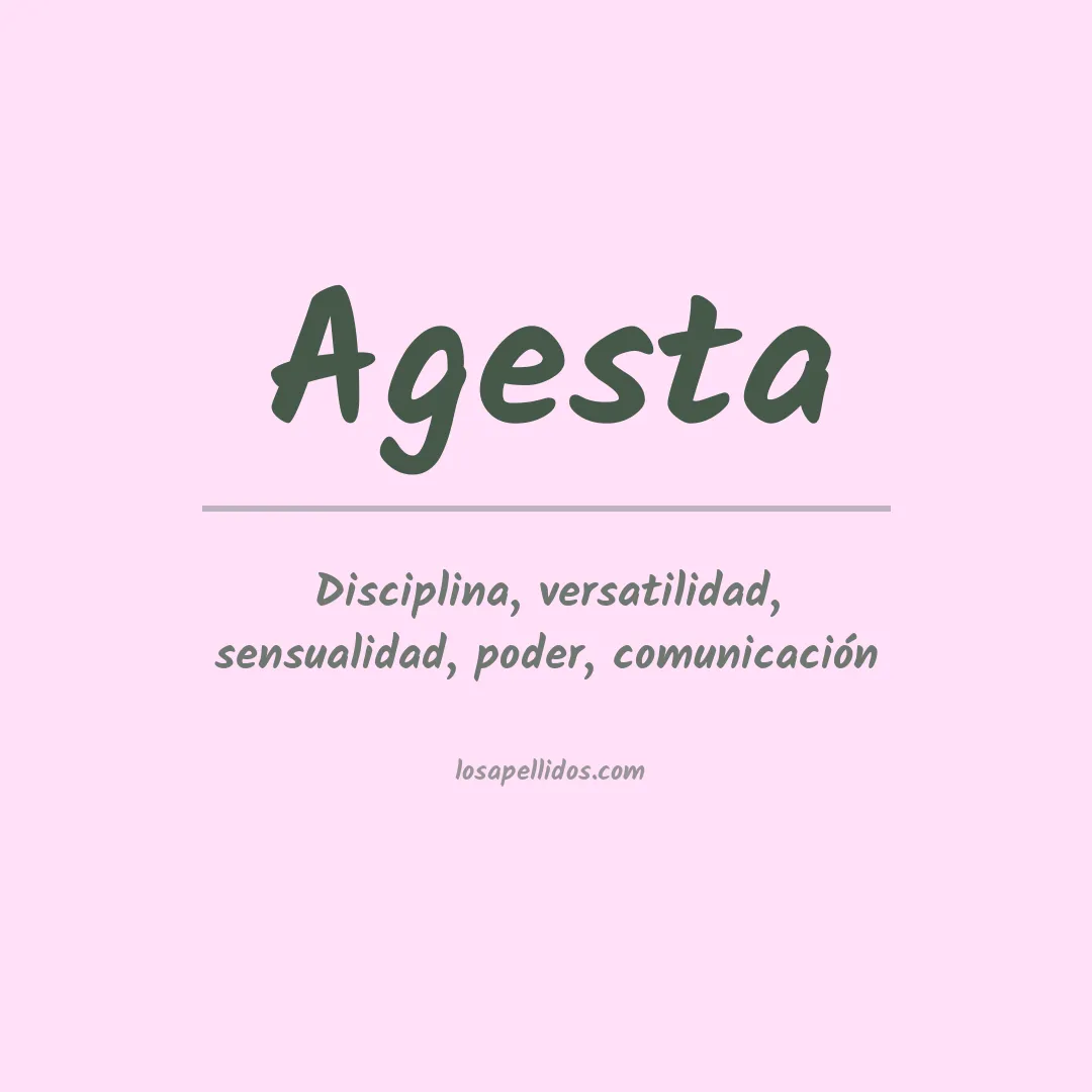 Apellido Agesta