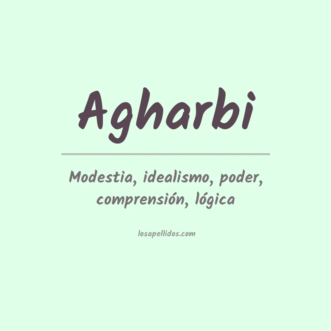 Apellido Agharbi