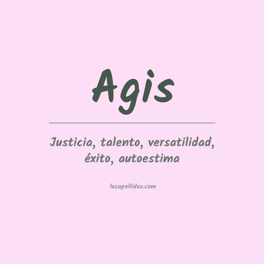 Apellido Agis
