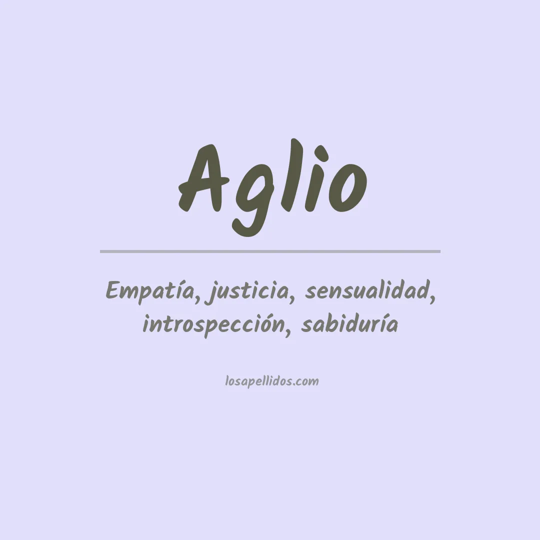 Apellido Aglio