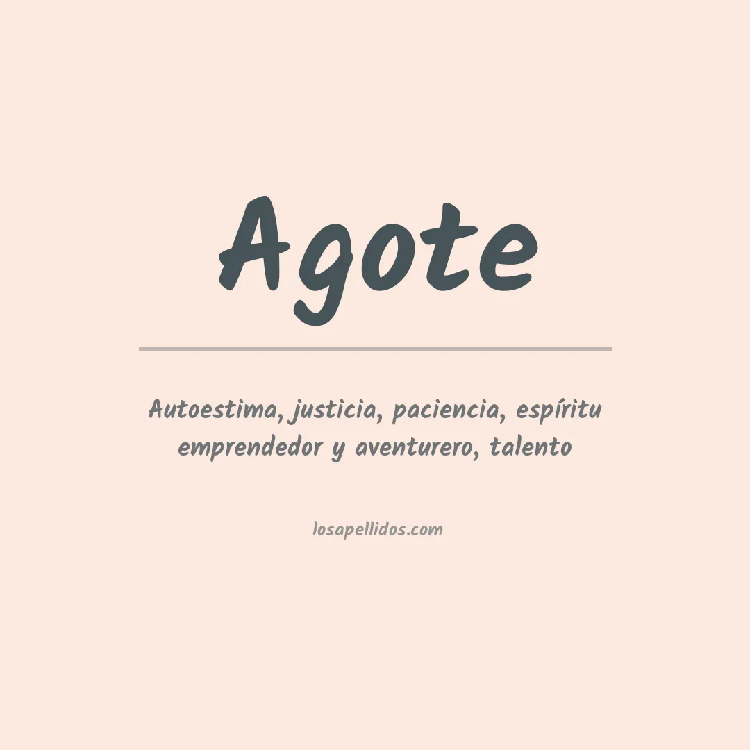 Apellido Agote
