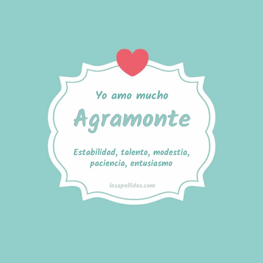 Yo amo mucho Agramonte
