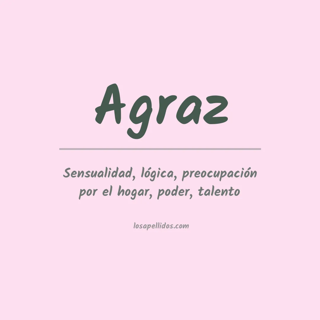 Apellido Agraz