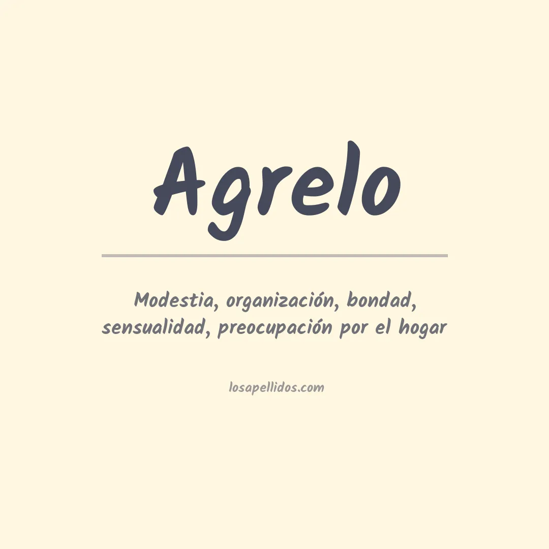 Apellido Agrelo
