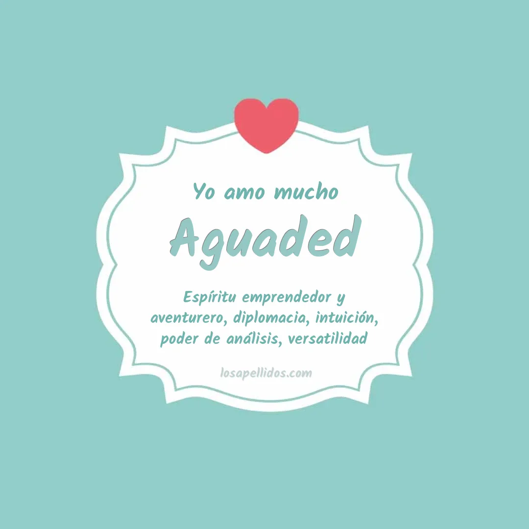 Yo amo mucho Aguaded