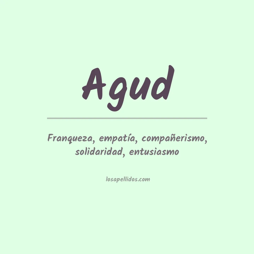 Apellido Agud