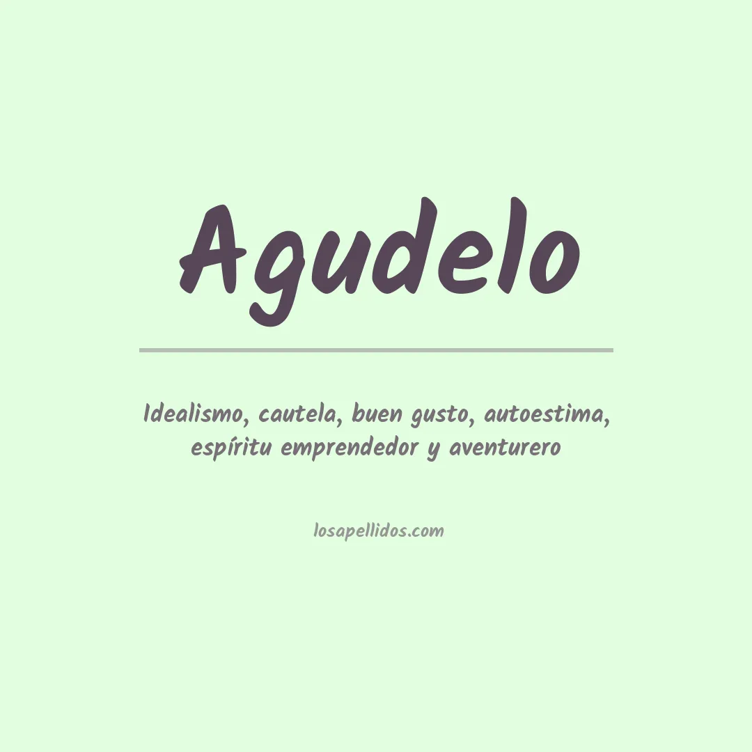 Apellido Agudelo