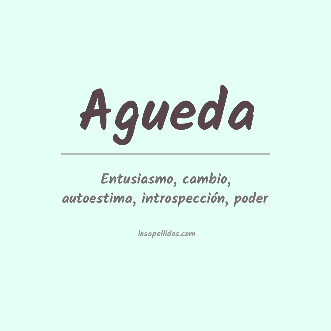 Apellido Agueda