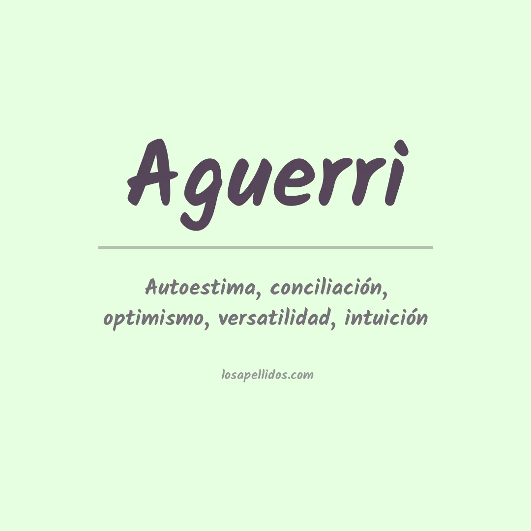 Apellido Aguerri