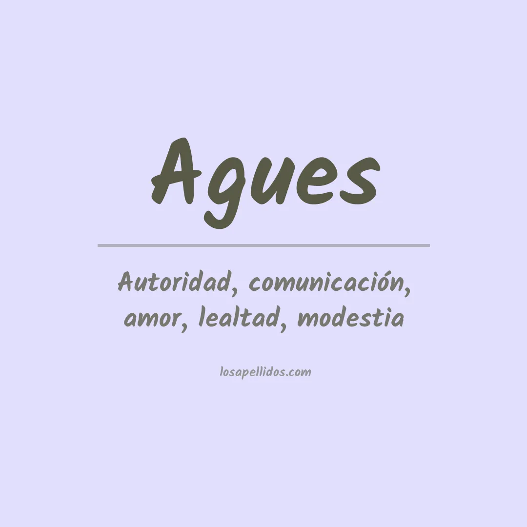 Apellido Agues