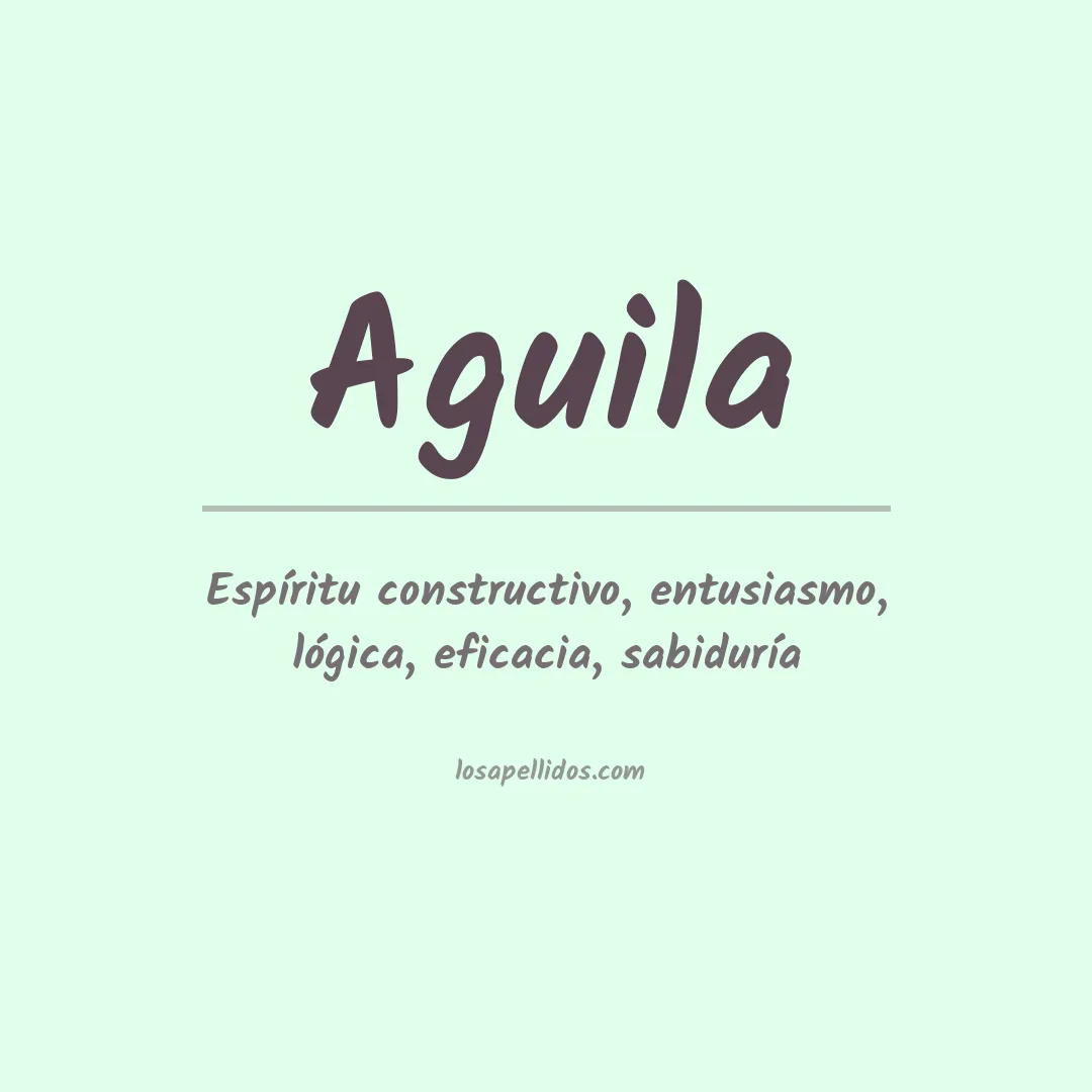 Apellido Aguila