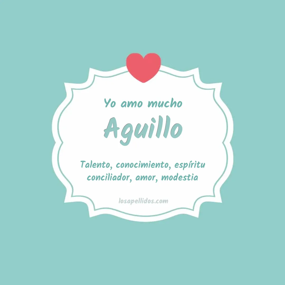 Yo amo mucho Aguillo