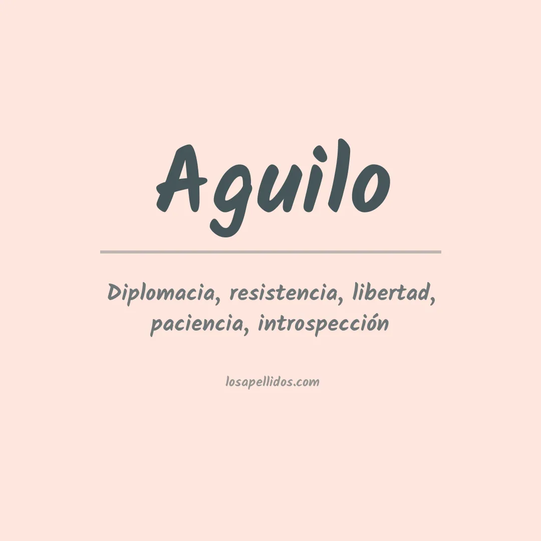 Apellido Aguilo