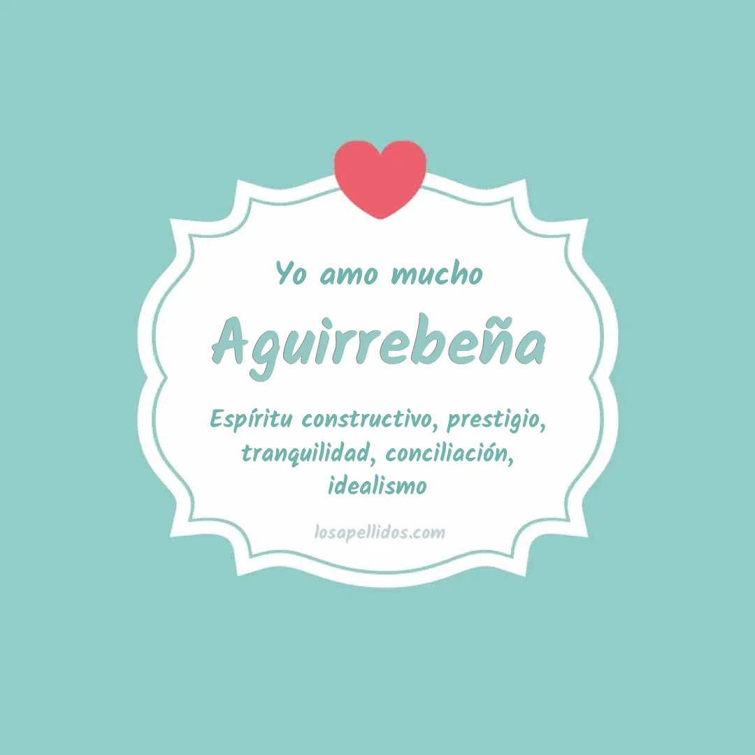 Yo amo mucho Aguirrebeña