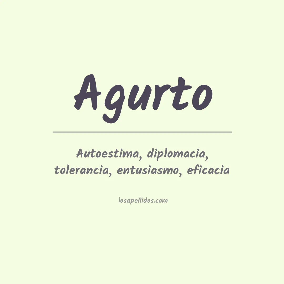 Apellido Agurto