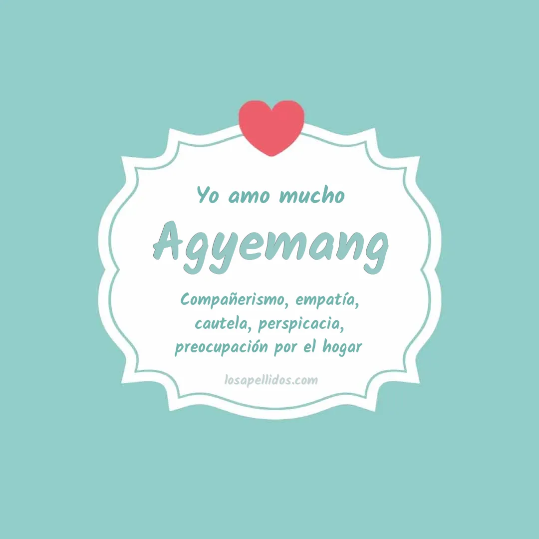Yo amo mucho Agyemang