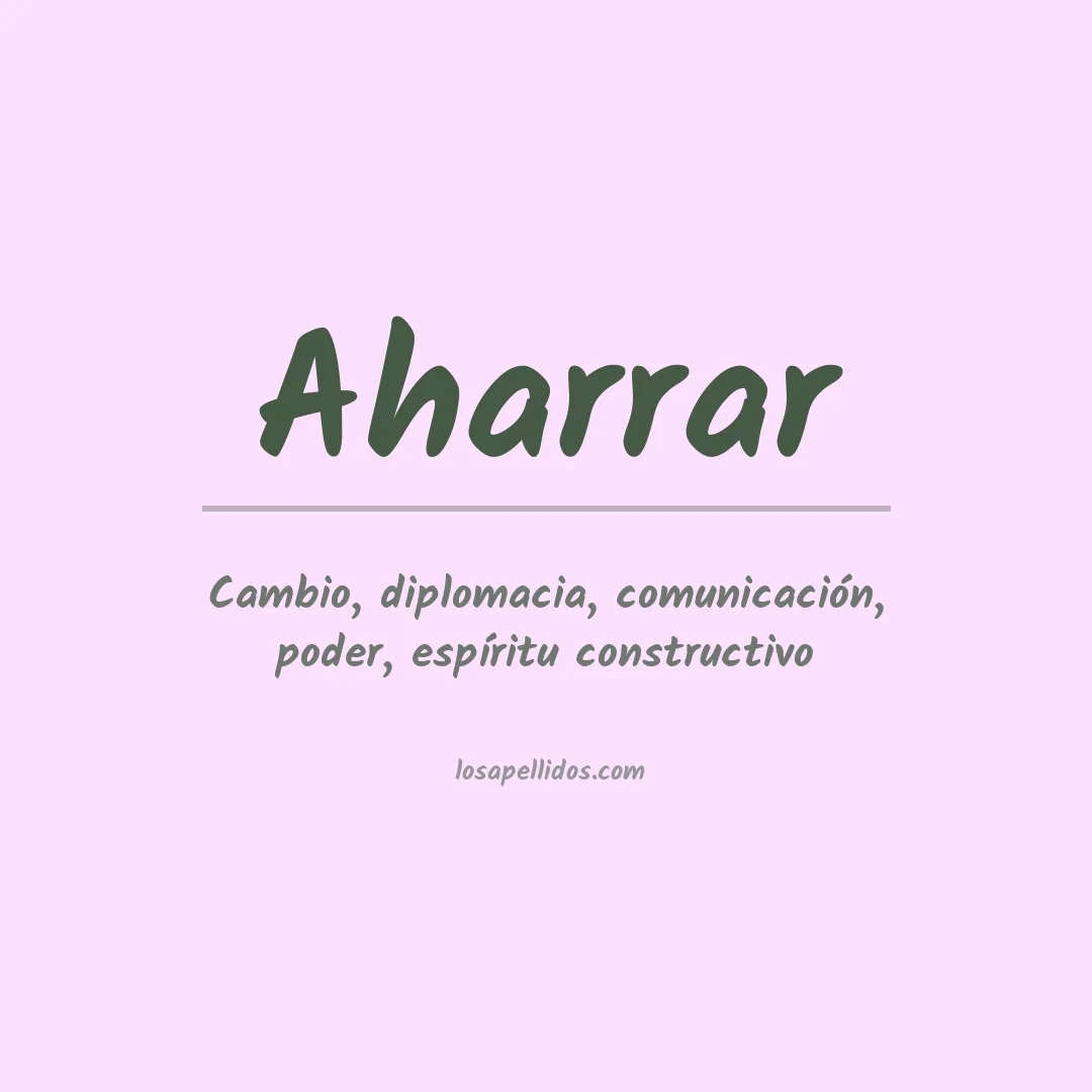 Apellido Aharrar