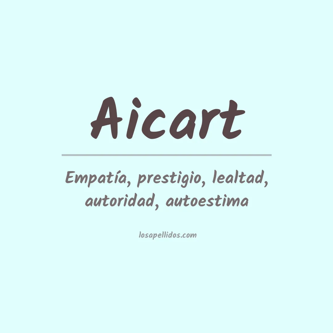 Apellido Aicart