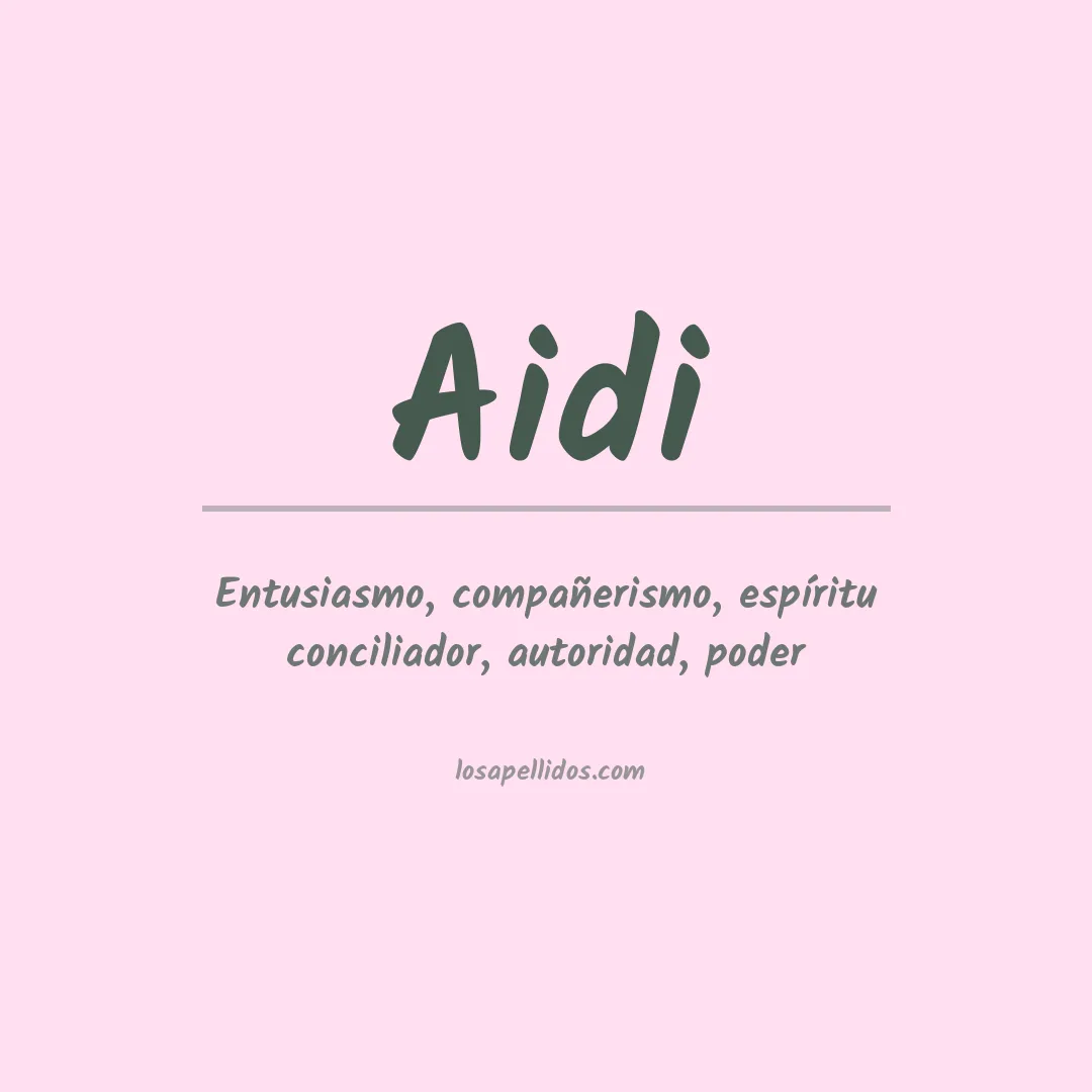 Apellido Aidi