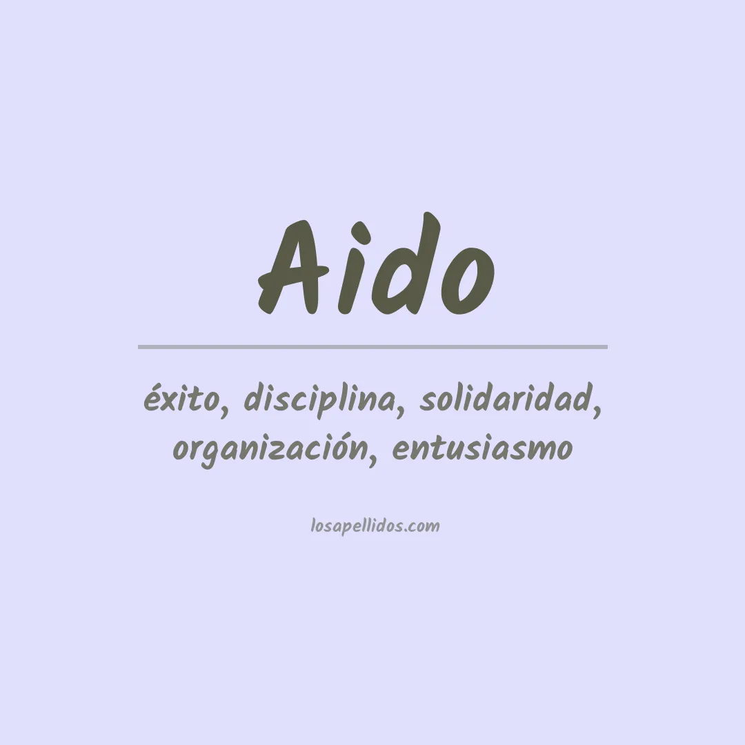Apellido Aido
