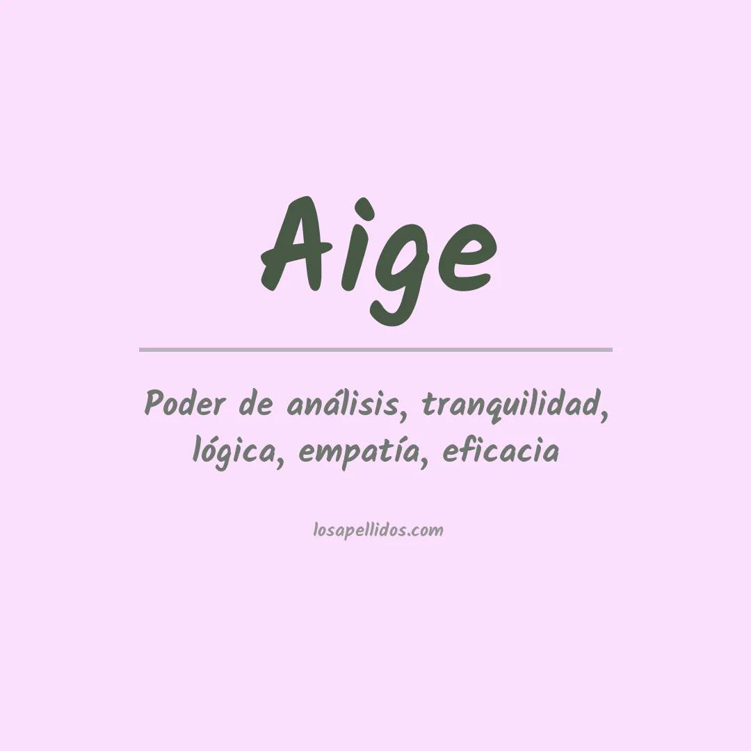 Apellido Aige