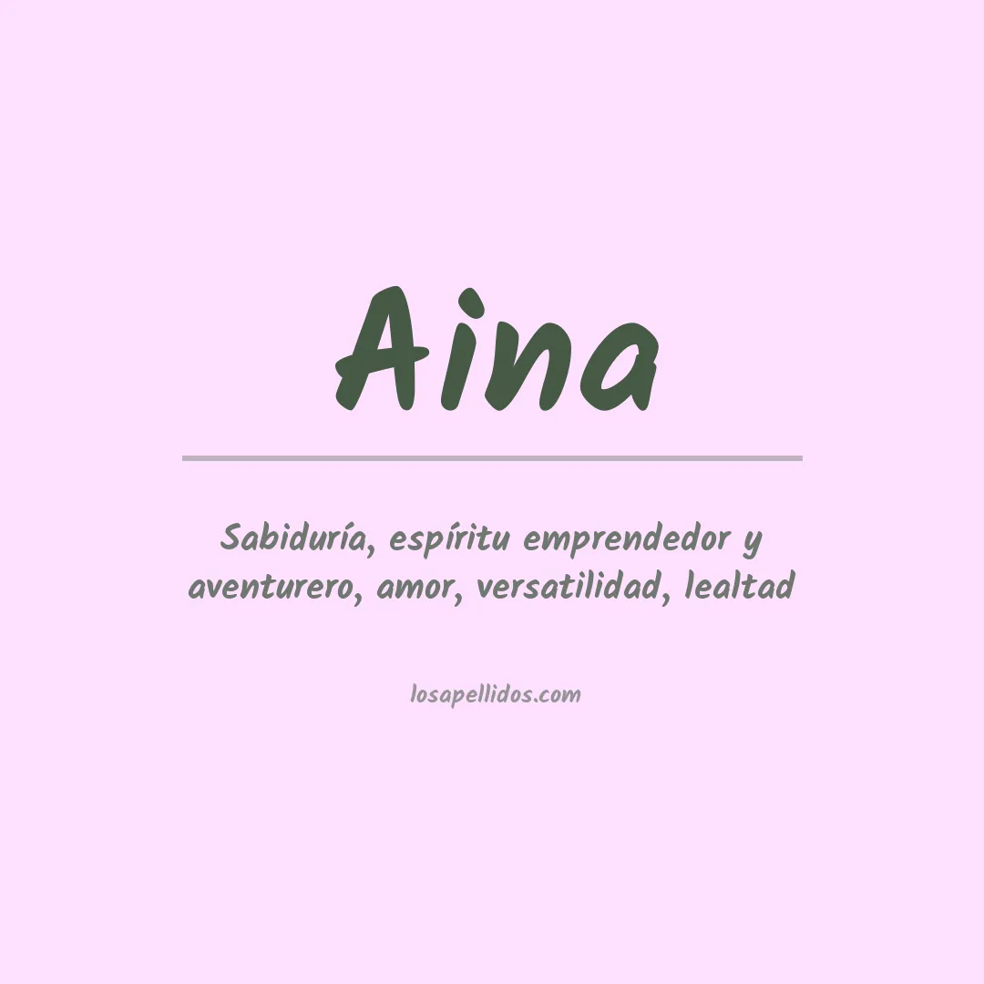 Apellido Aina