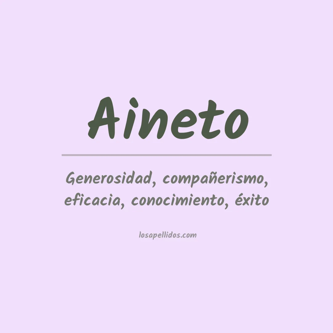 Apellido Aineto