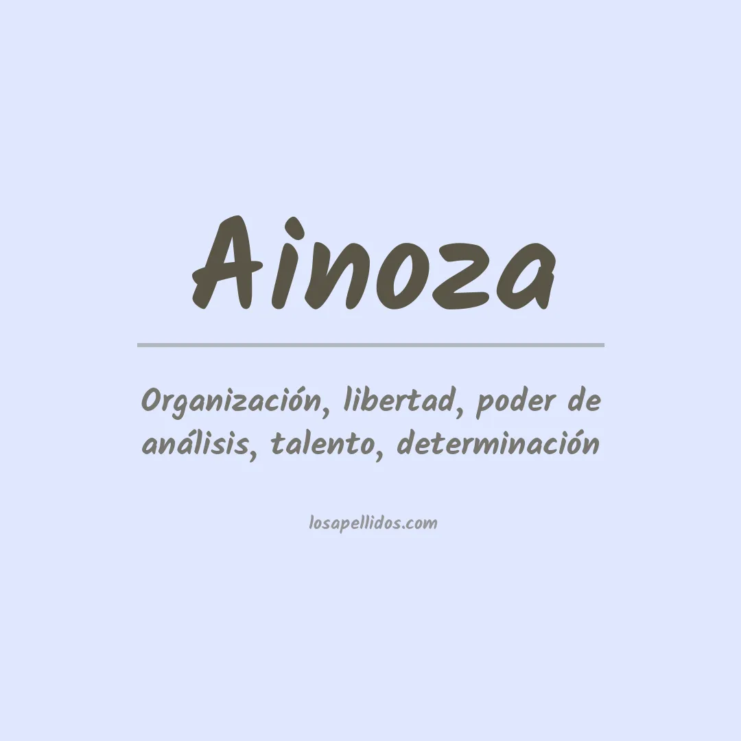 Apellido Ainoza