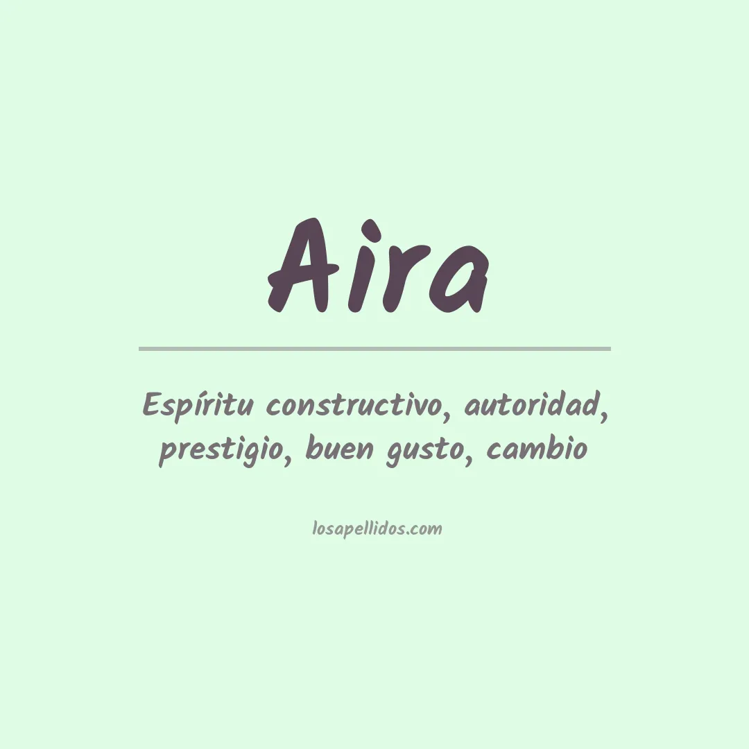 Apellido Aira