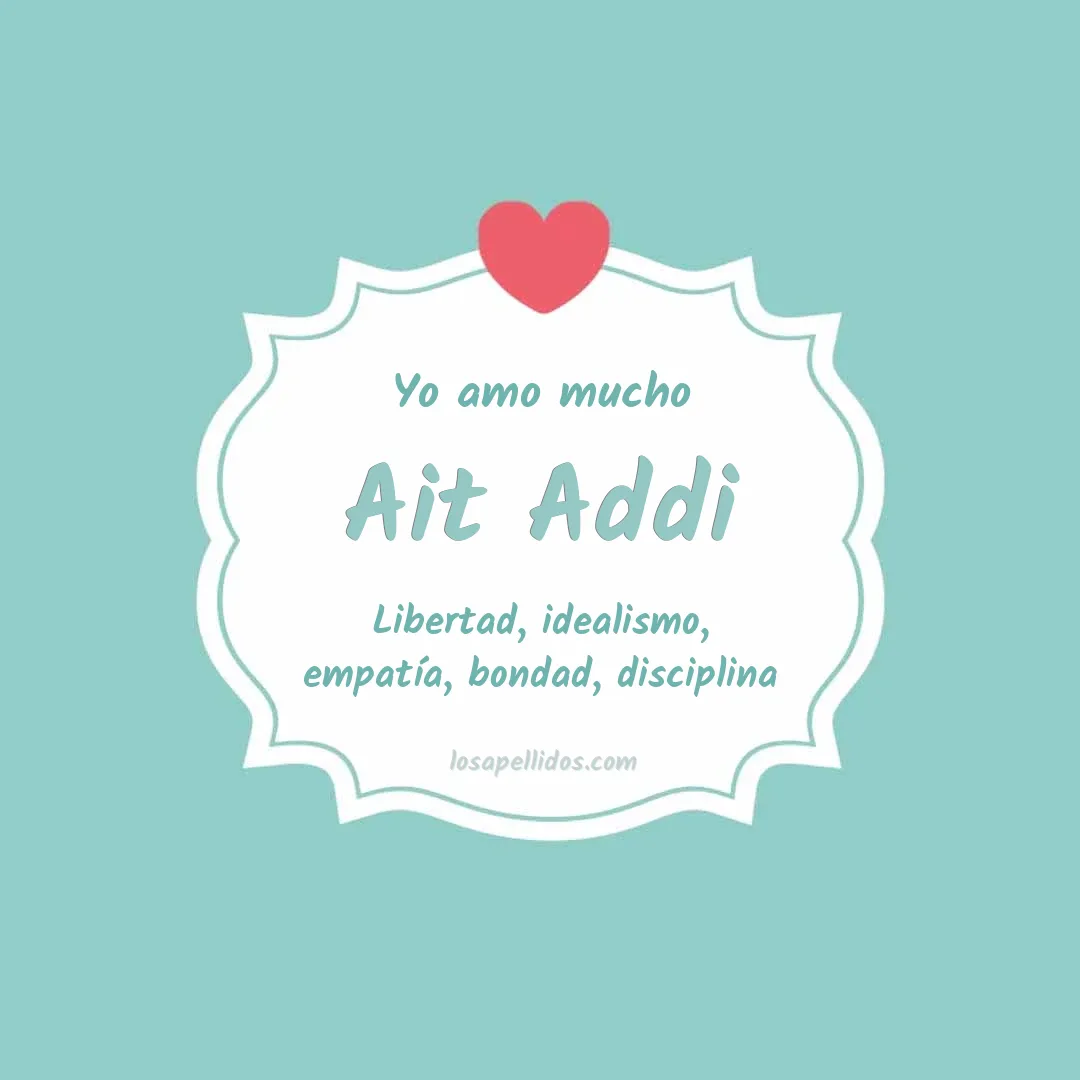 Yo amo mucho Ait addi
