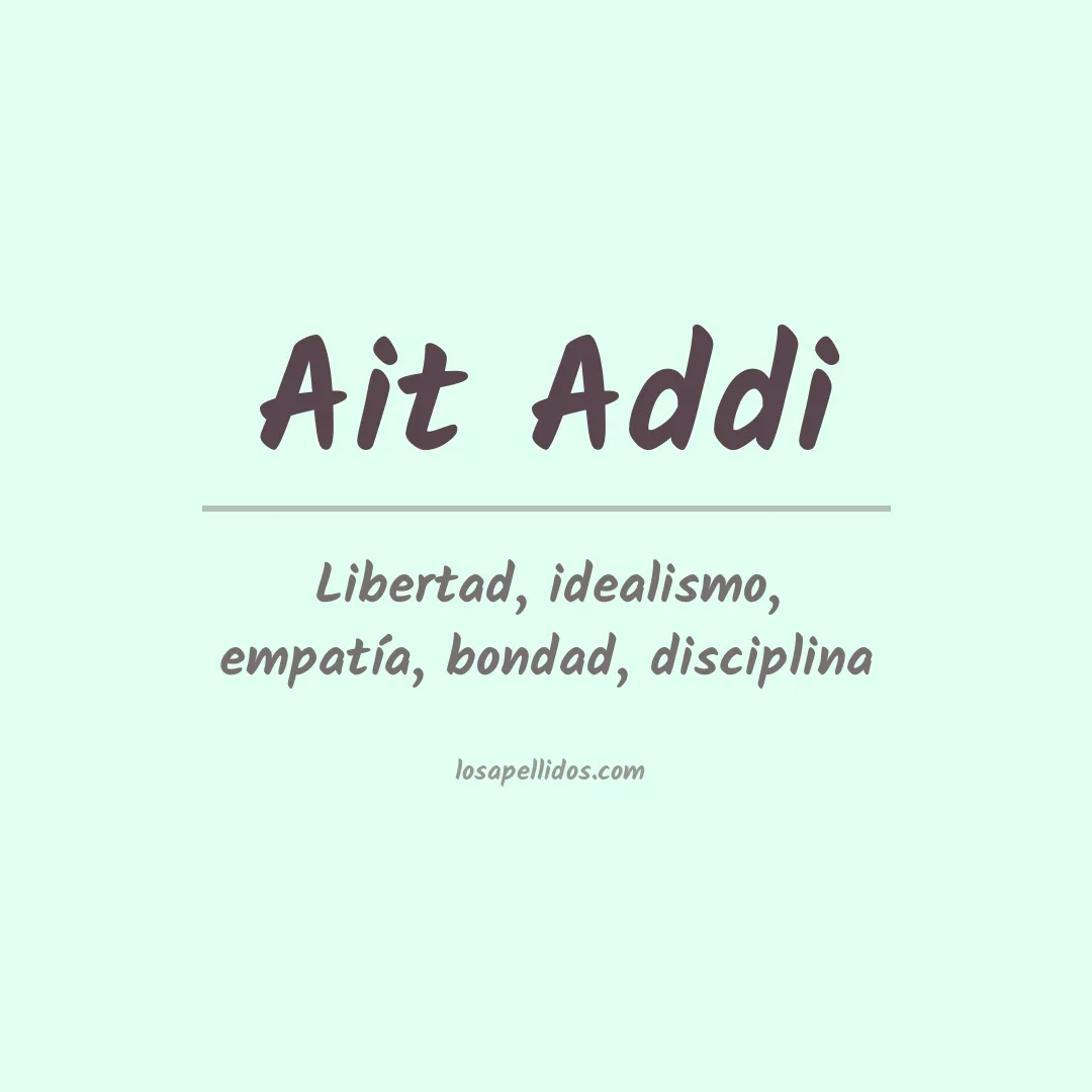 Apellido Ait addi