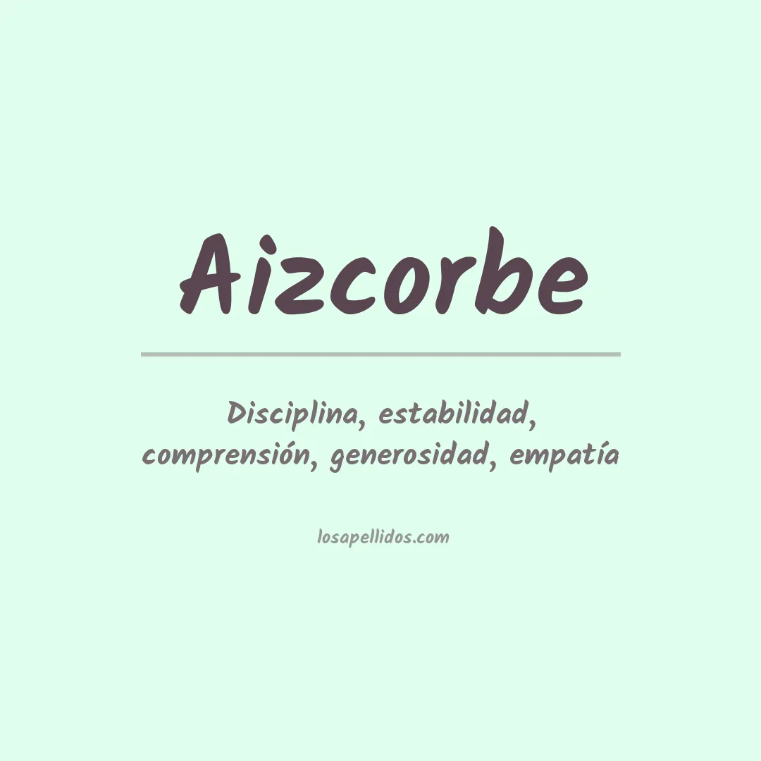 Apellido Aizcorbe