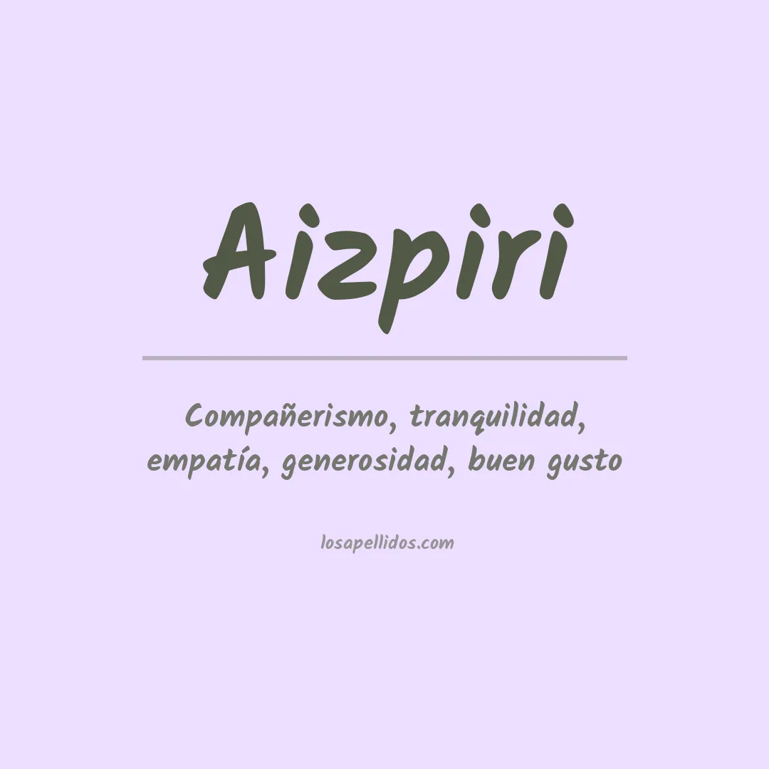 Apellido Aizpiri