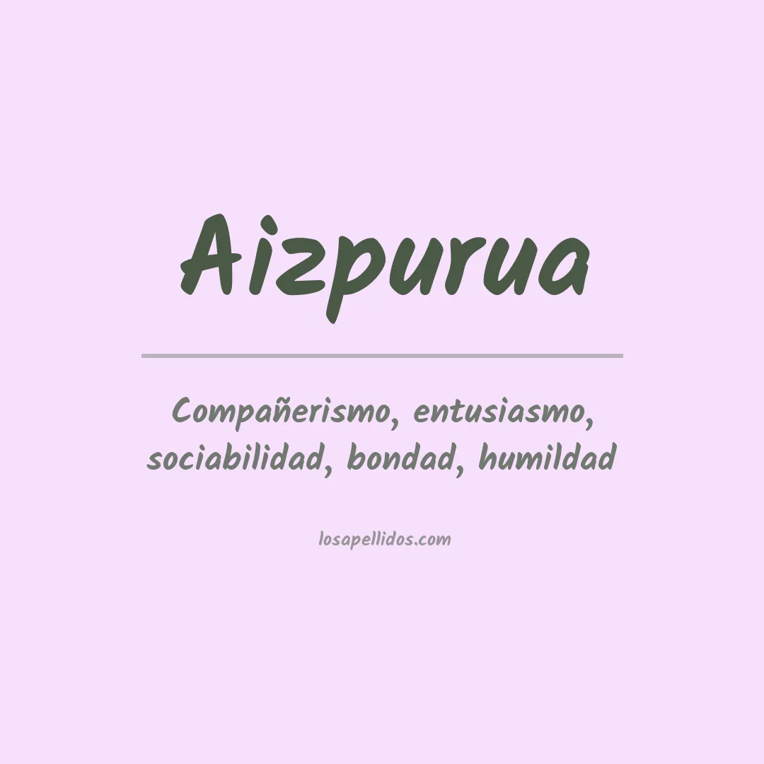 Apellido Aizpurua