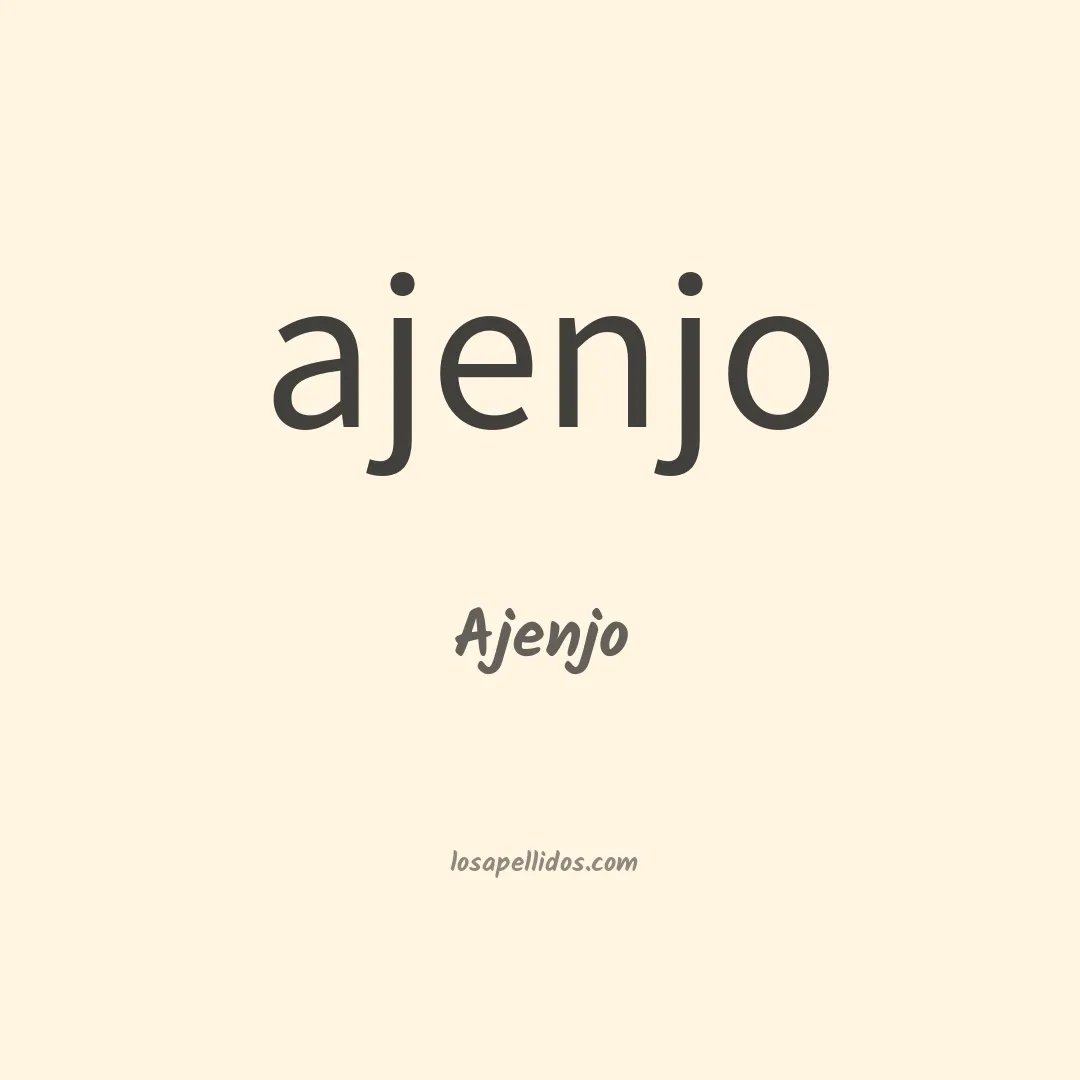 Ajenjo en chino
