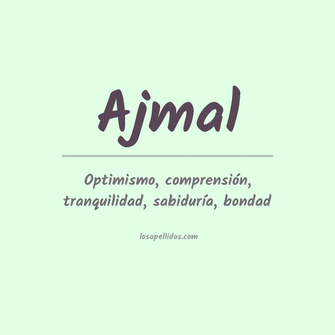 Apellido Ajmal