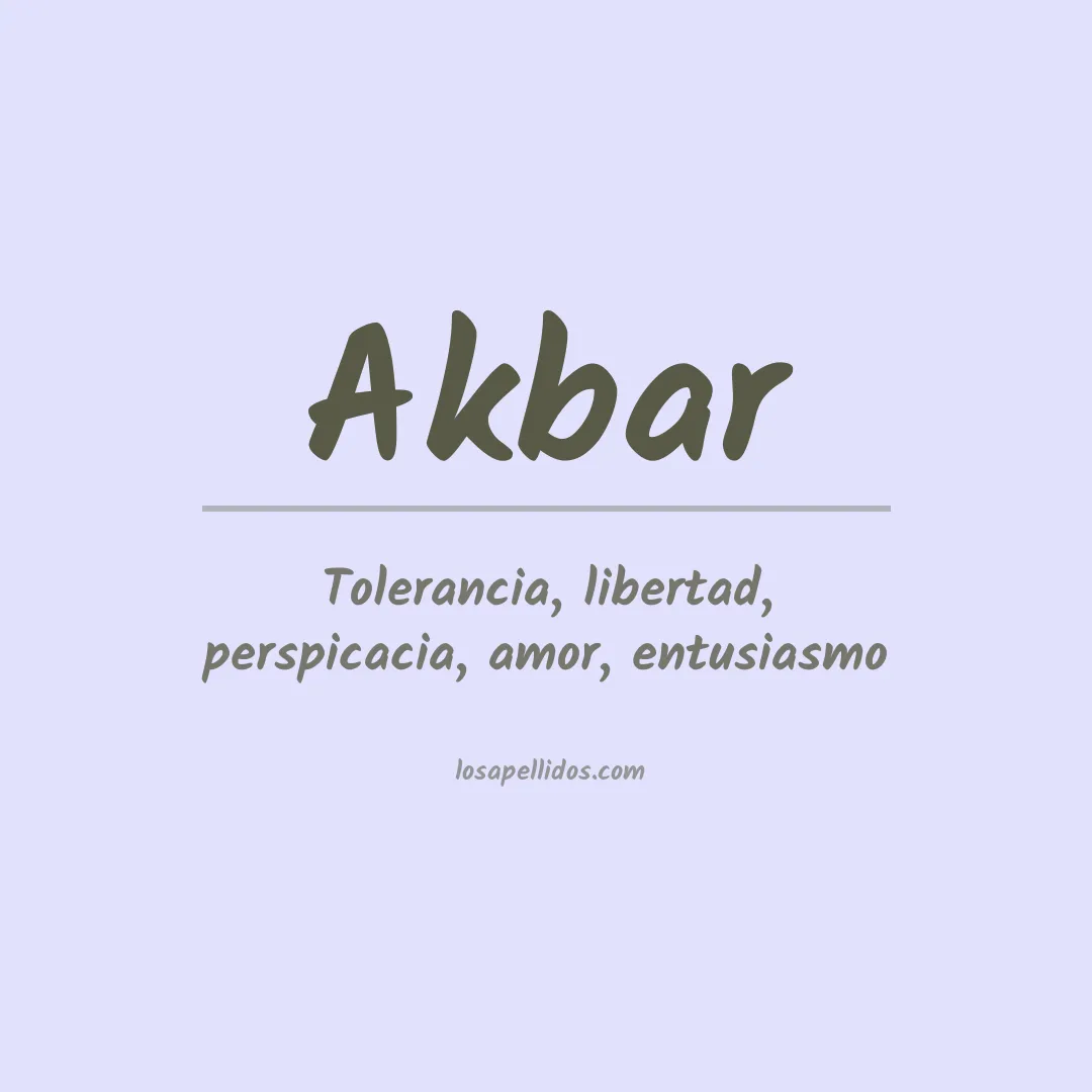 Apellido Akbar