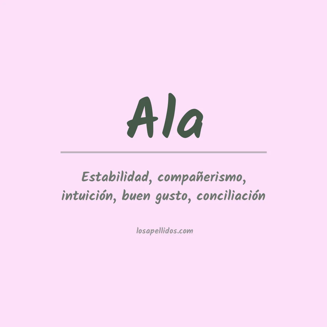 Apellido Ala