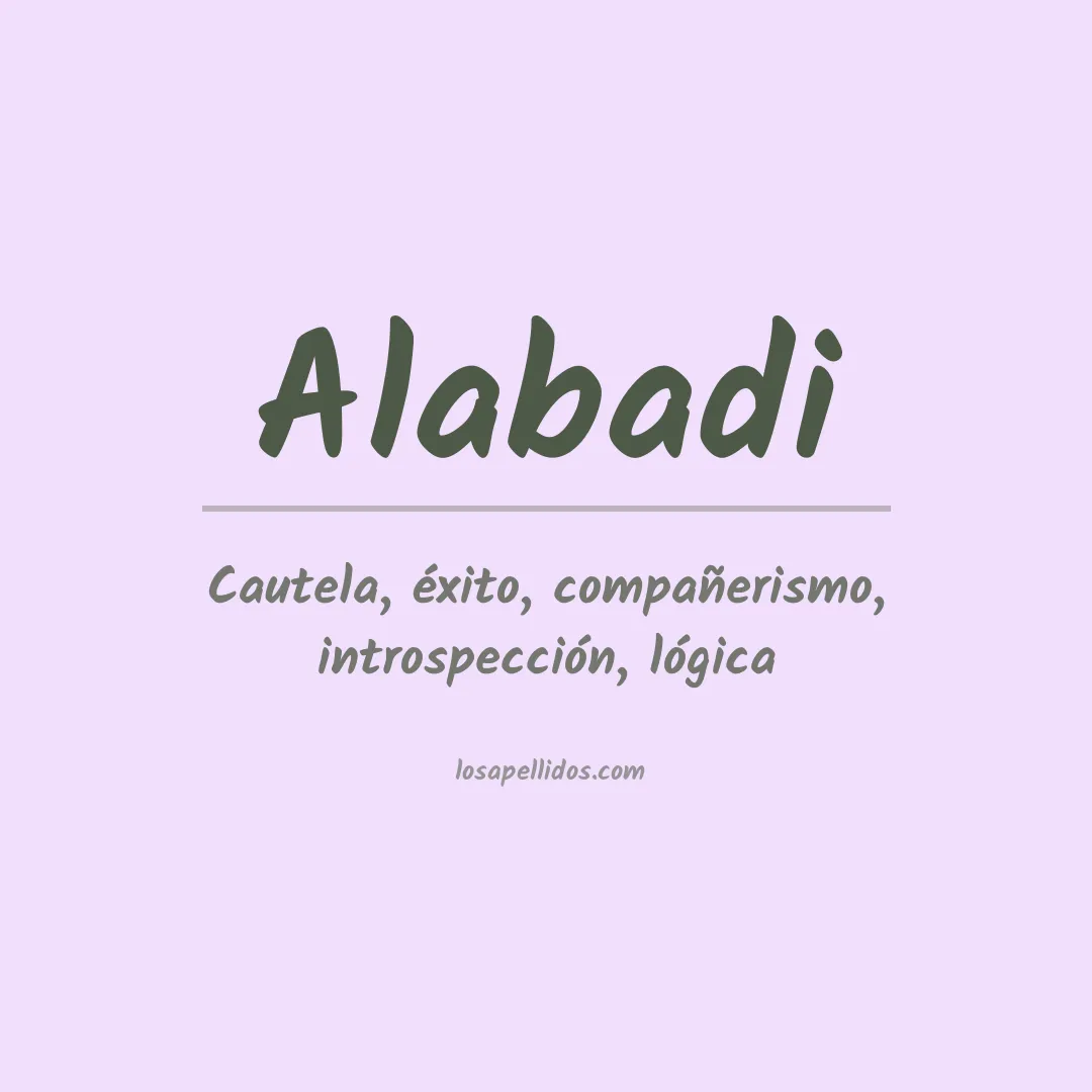 Apellido Alabadi