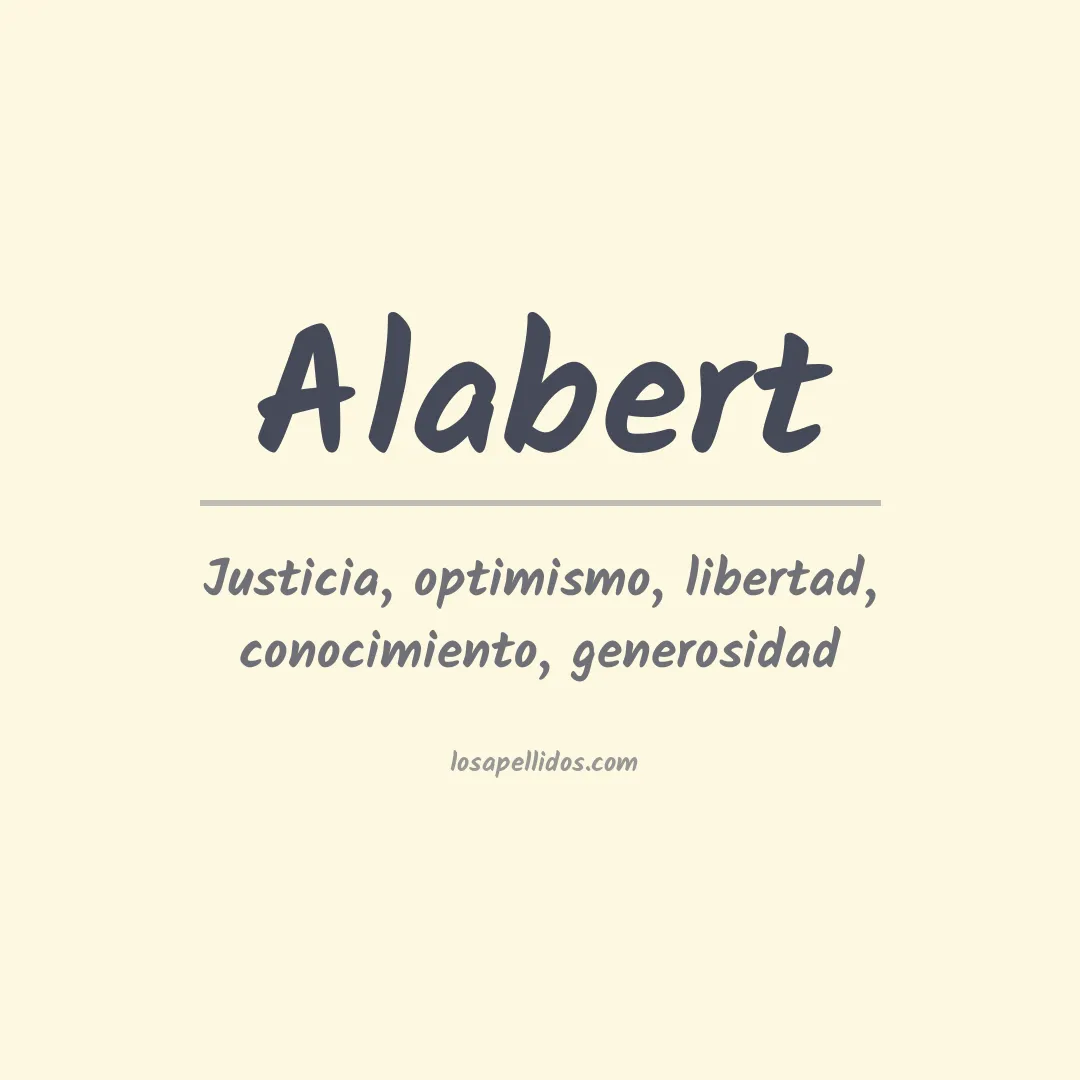 Apellido Alabert