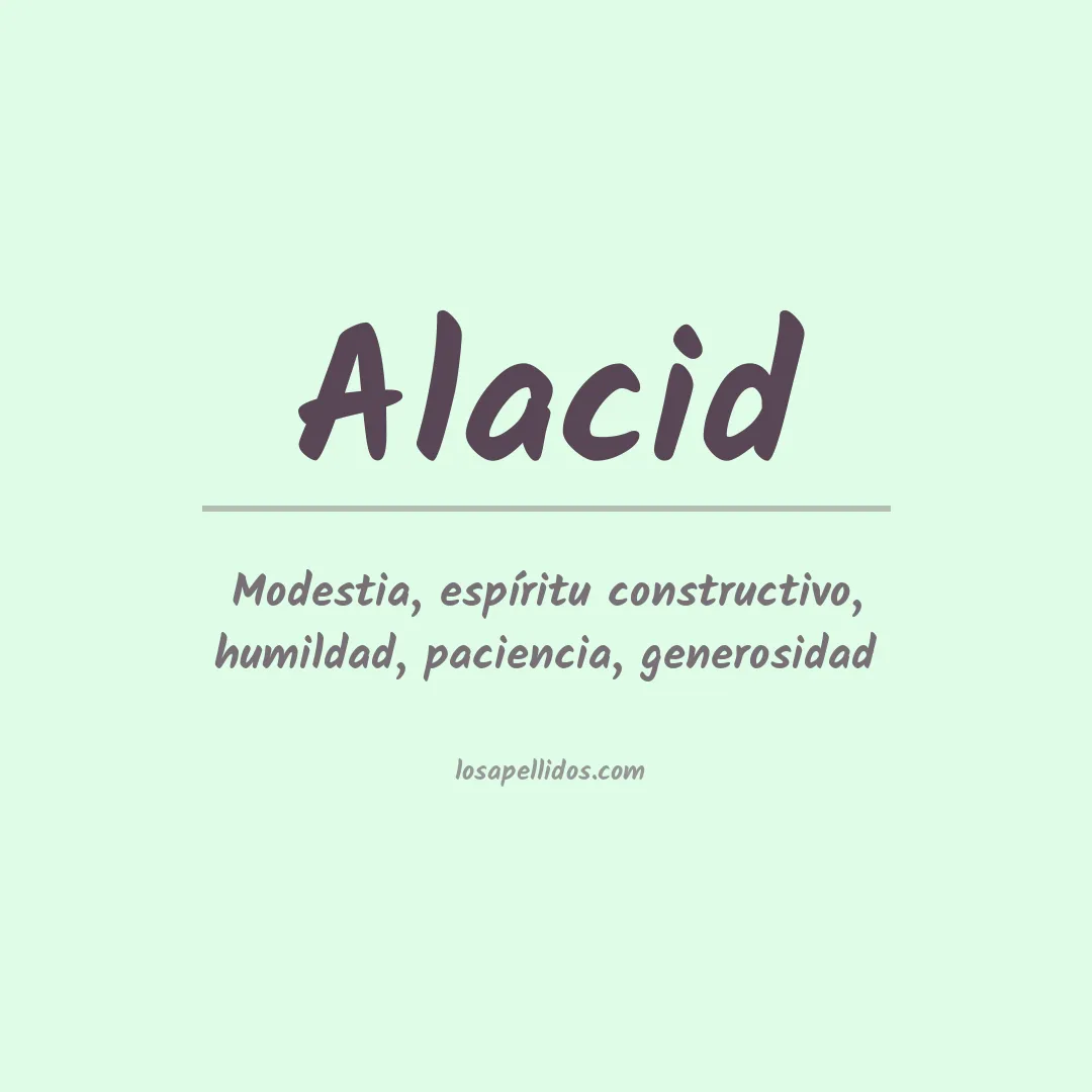 Apellido Alacid