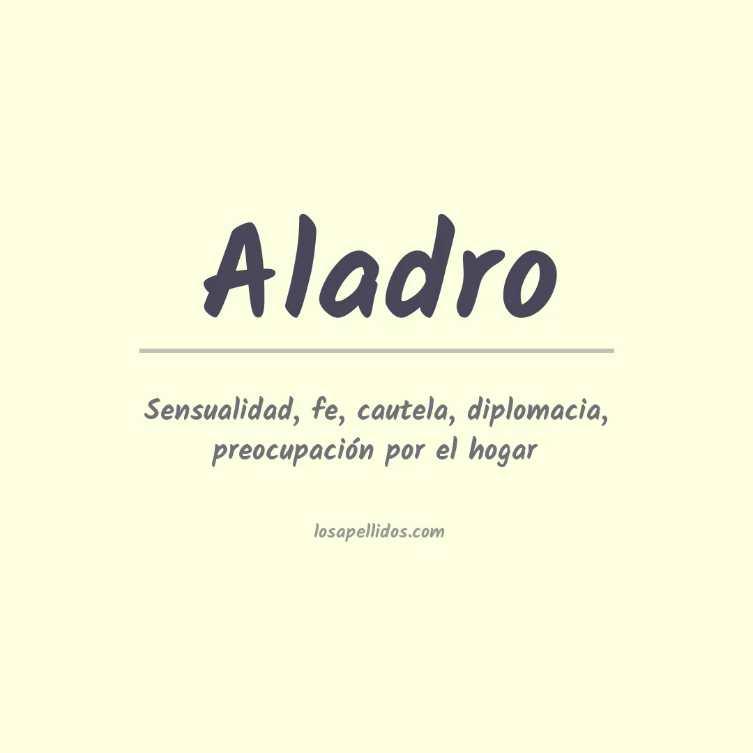 Apellido Aladro