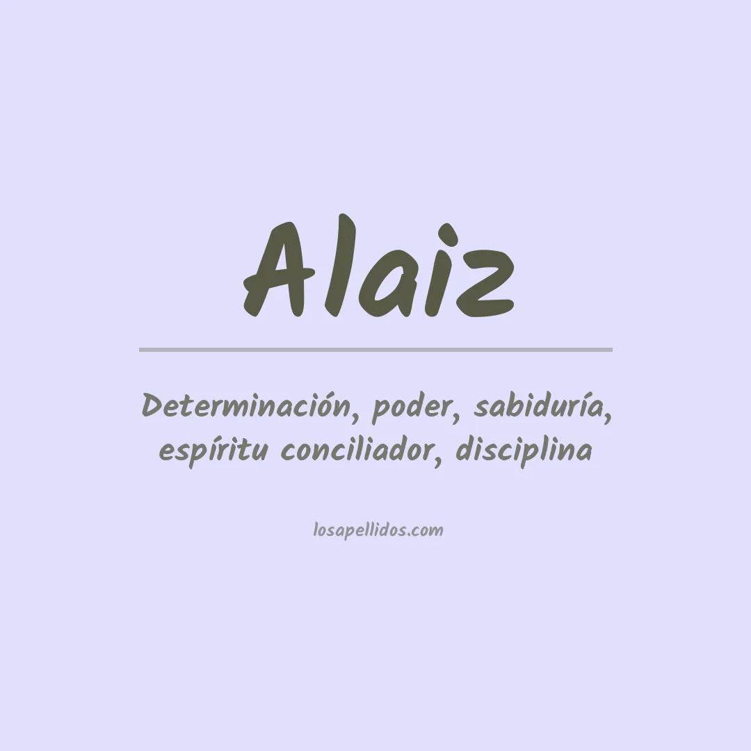 Apellido Alaiz