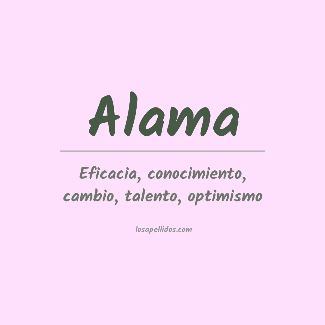 Apellido Alama