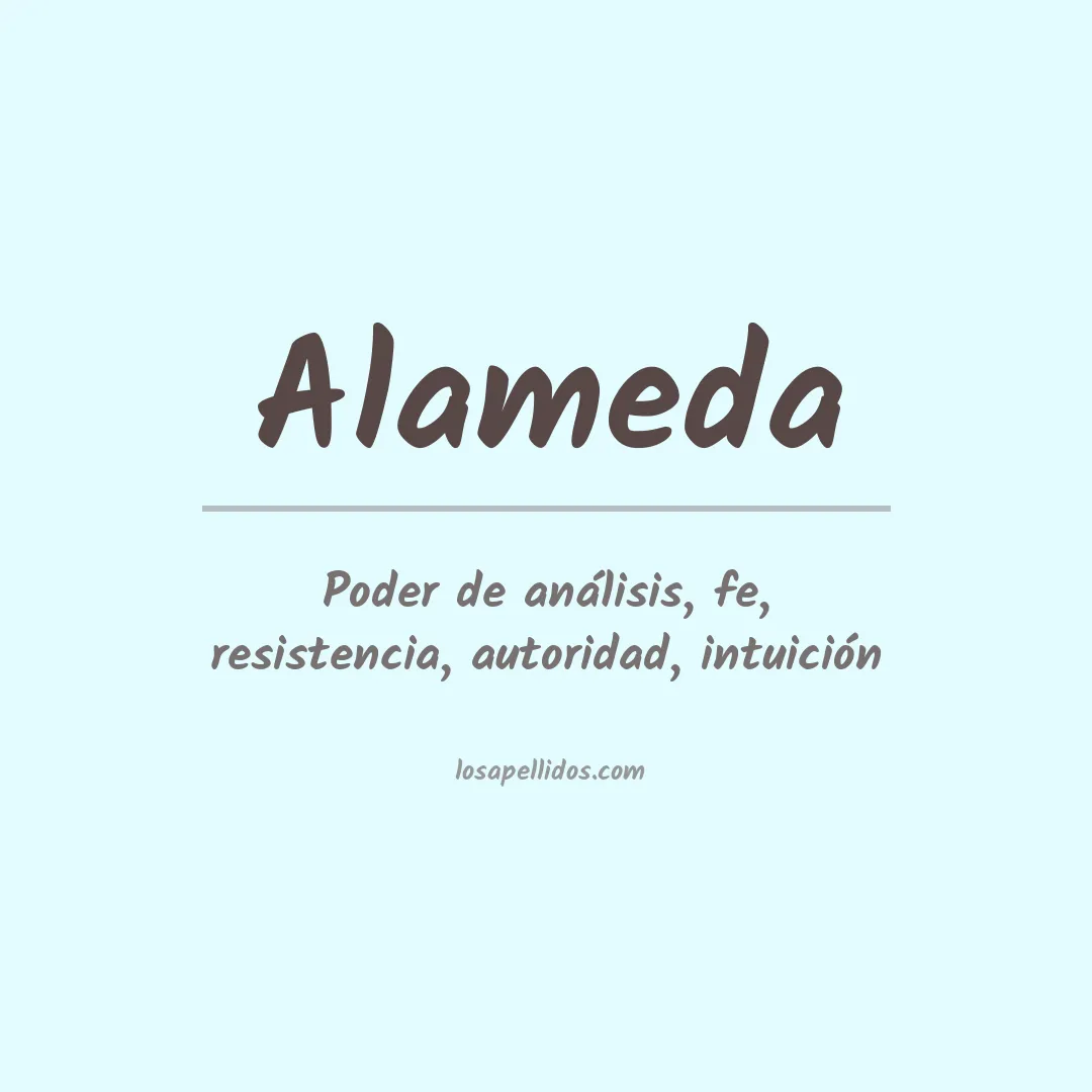Apellido Alameda