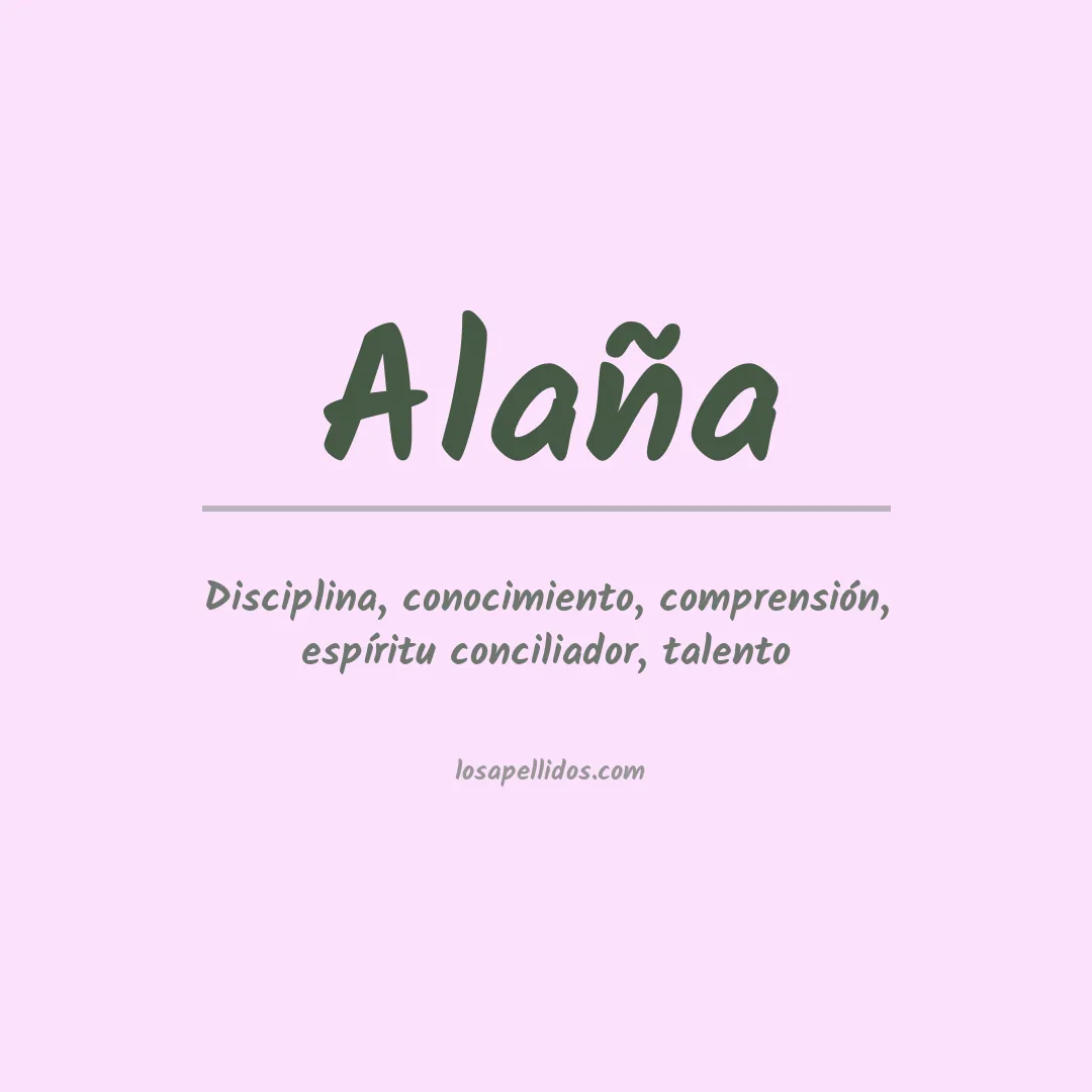 Apellido Alaña