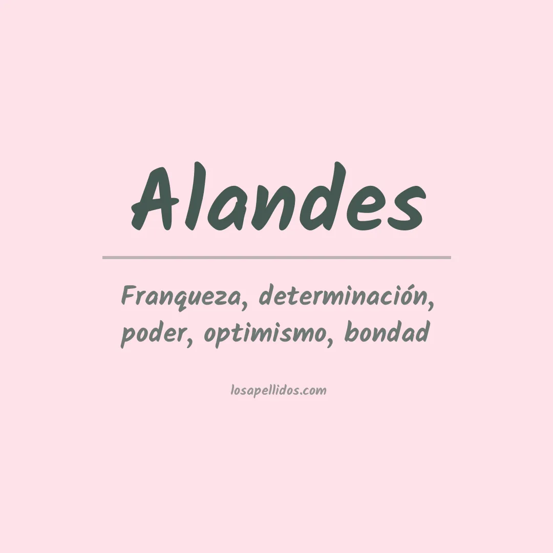 Apellido Alandes