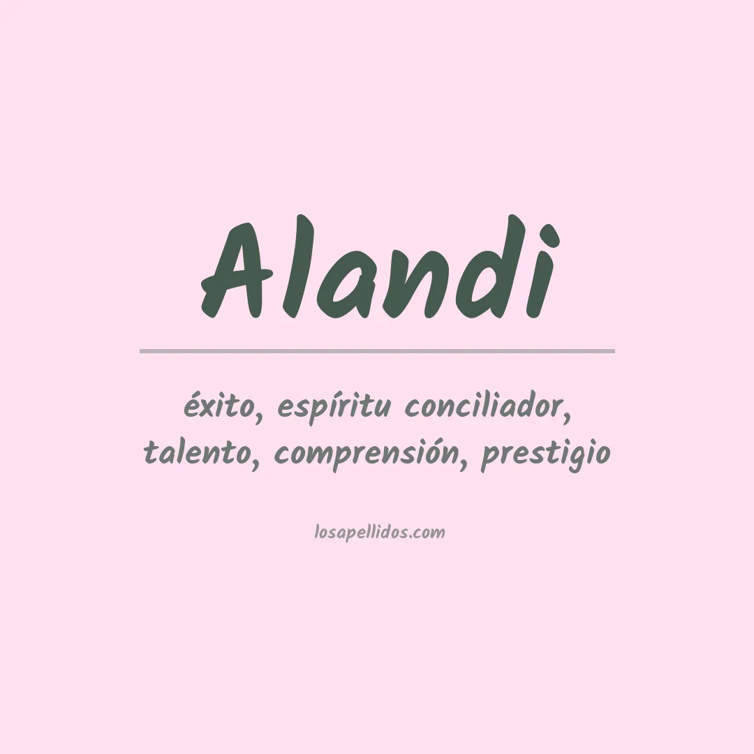 Apellido Alandi