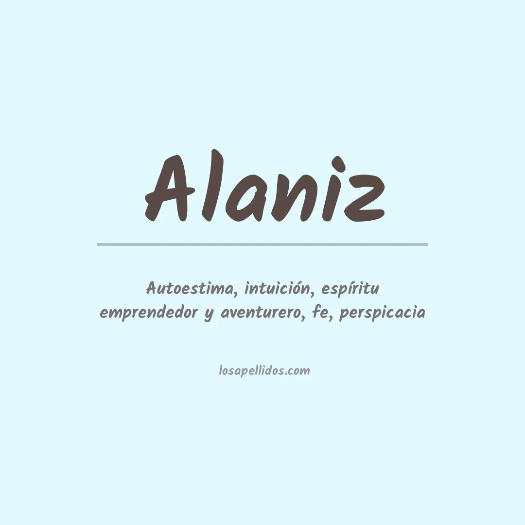 Apellido Alaniz