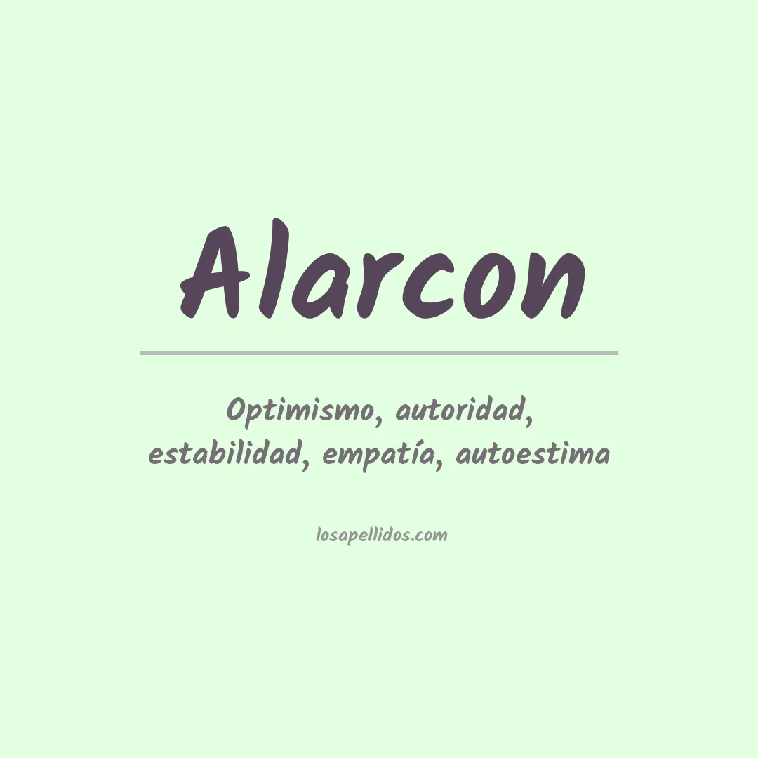Apellido Alarcón